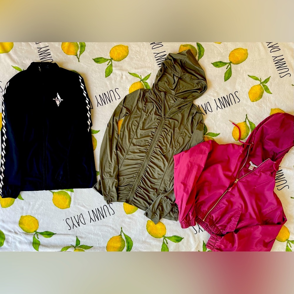 Three light jackets